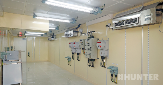 HVAC and connectivity systems inside a custom modular building