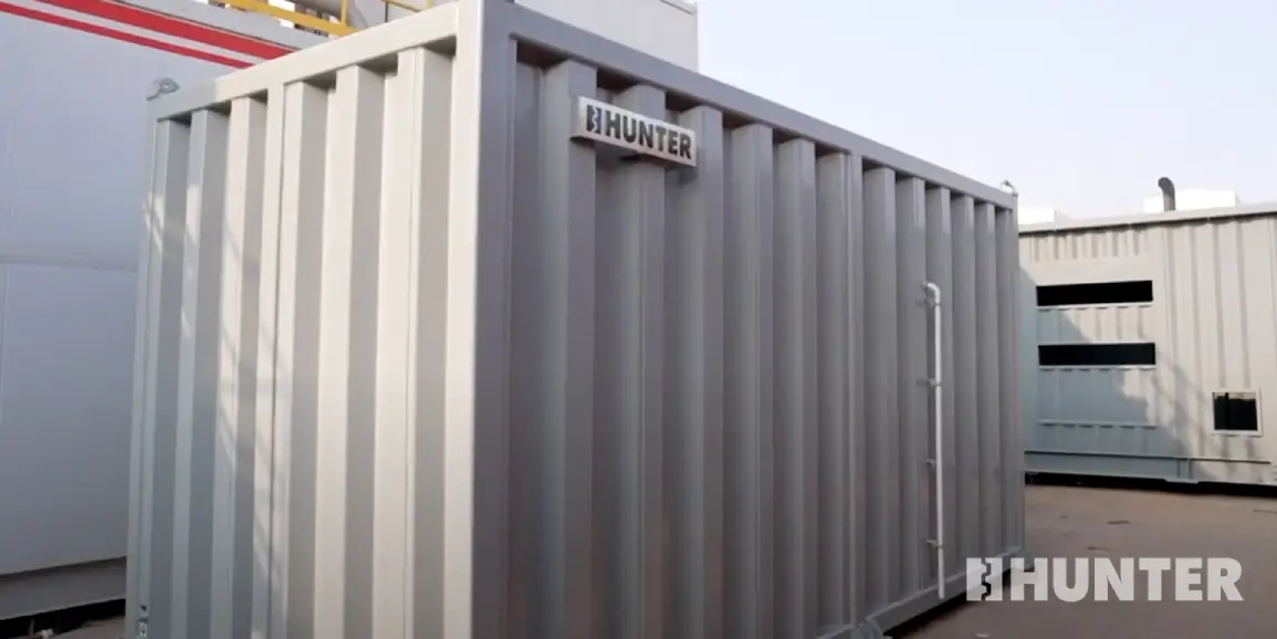 Gray Hunter prefabricated operator shelter